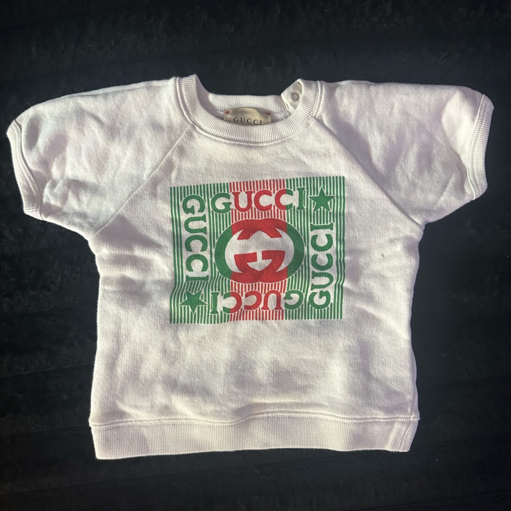Gucci White Graphic Sweatshirt